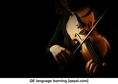 تصویر فلش کارت violin