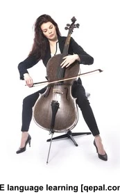 تصویر فلش کارت violoncello