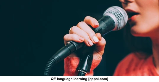تصویر فلش کارت vocal