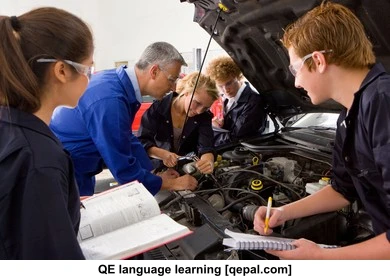 تصویر فلش کارت vocational