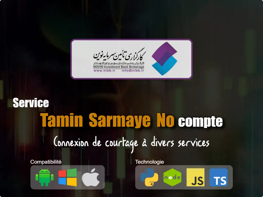 Connectez-vous au compte de courtage Tamin Sarmaye No