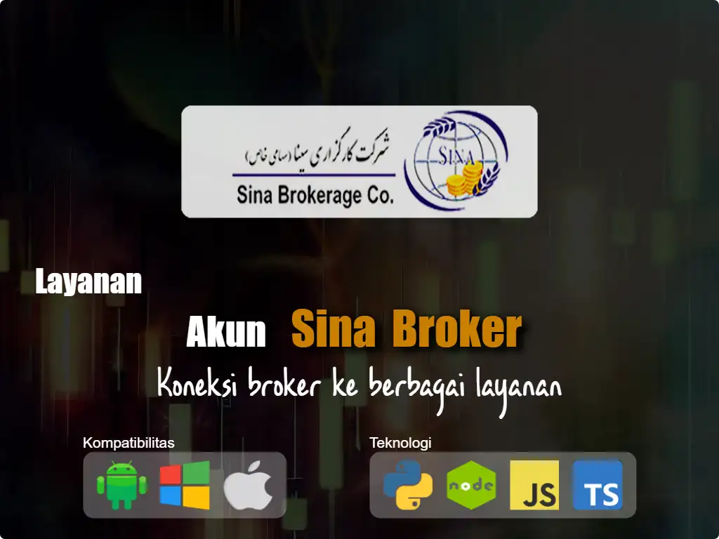 Hubungkan ke akun broker Sina
