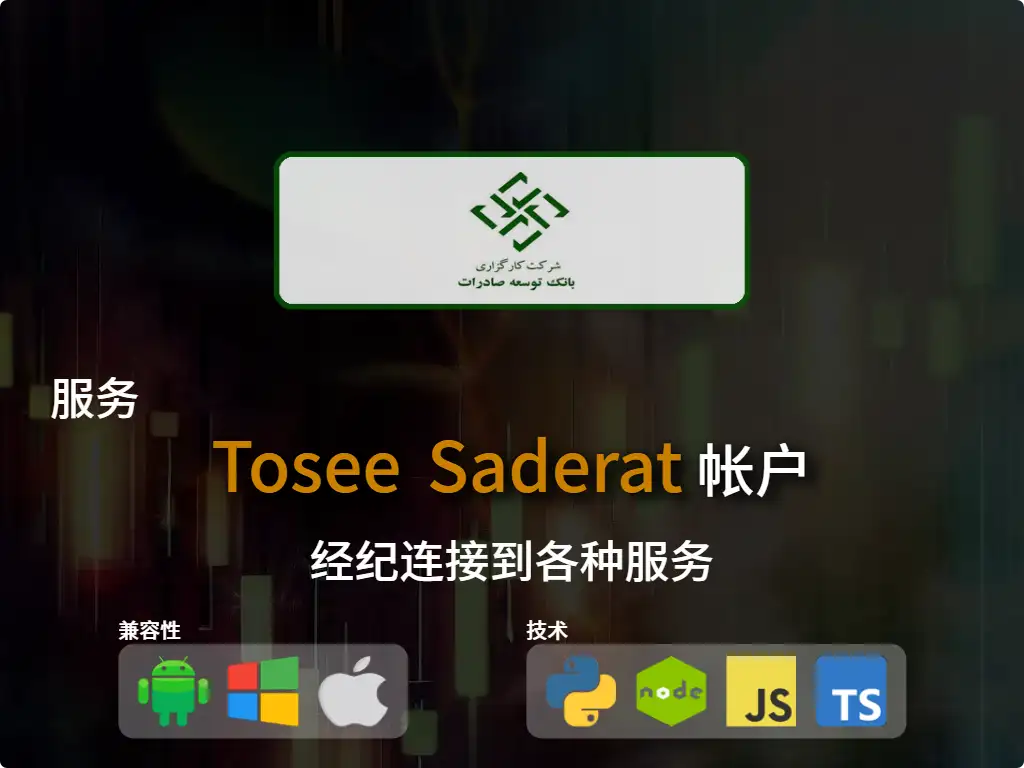 连接到Tosee Saderat 经纪账户