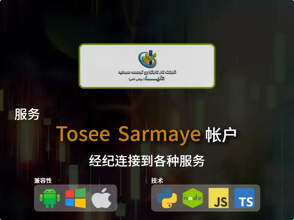连接到Tosee Sarmaye 经纪账户